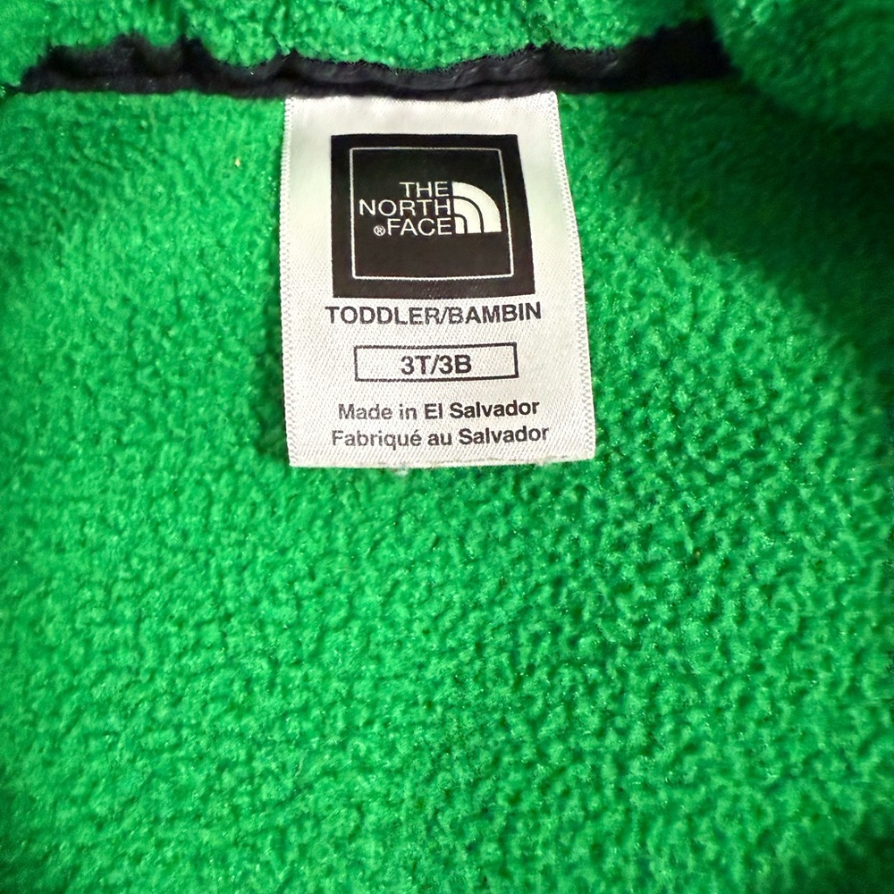 The North Face Kids Green & Black Fleece Jacket - Picture 5 of 6